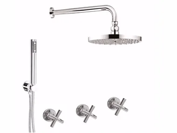 G3 - F7615W2KS-25 - Shower tap with diverter and hand shower by Rubinetteria Giulini - view 2
